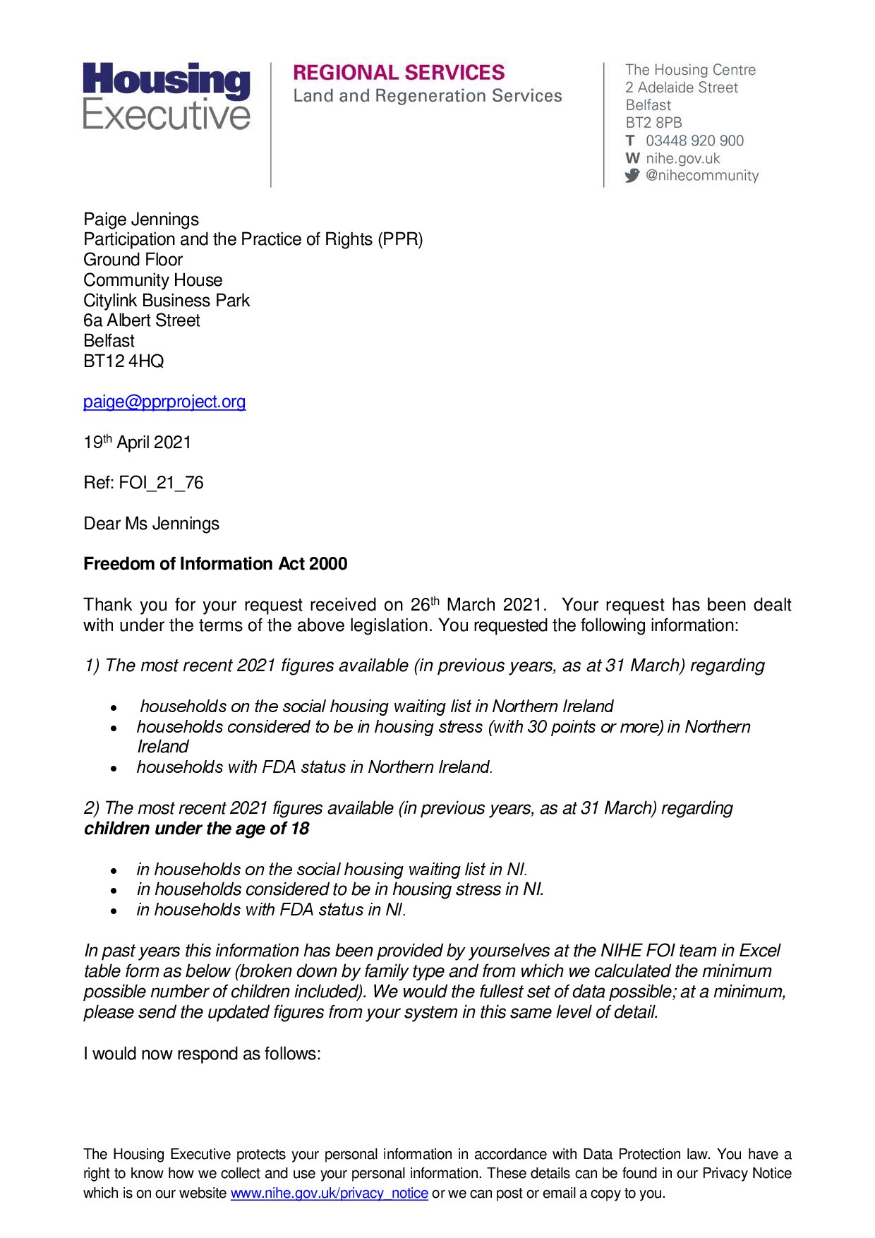 New NIHE Social Housing Data: Waiting List Figures Climbing, Endemic Housing Stress and Homelessness